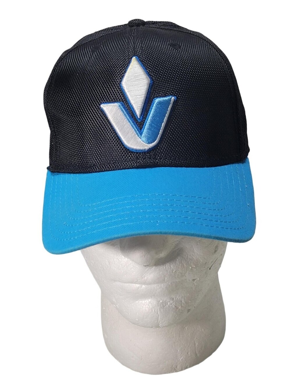 Symmetra Logo Overwatch Blizzard Black Blue Baseball Pre Curve Snapback Hat Cap